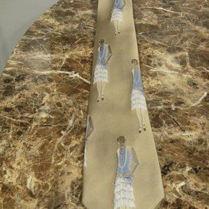 Vintage Flapper Girl Tie